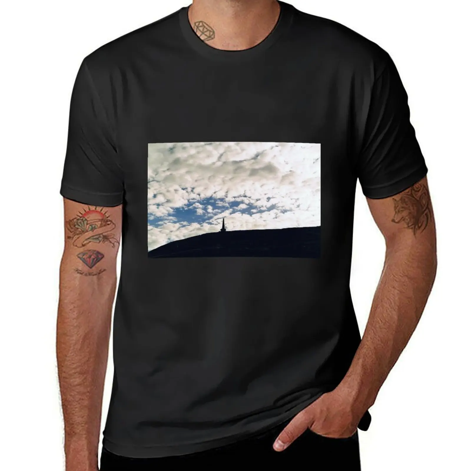 

Stoodley Pike, Skies T-Shirt new edition vintage graphic tee Funny t-shirts plain mens clothes