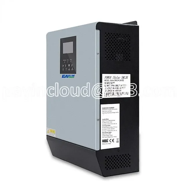 POWER 3KVA Solar Inverter 2400W 24V 220V Hybrid Inverter Pure Sine Wave Built-in MPPT Solar Controller Battery Charger