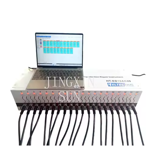 20 Channel Battery Charge and Discharge Tester Equalizer Lithium NiMH Battery Capacity Tester Voltage Analyzer