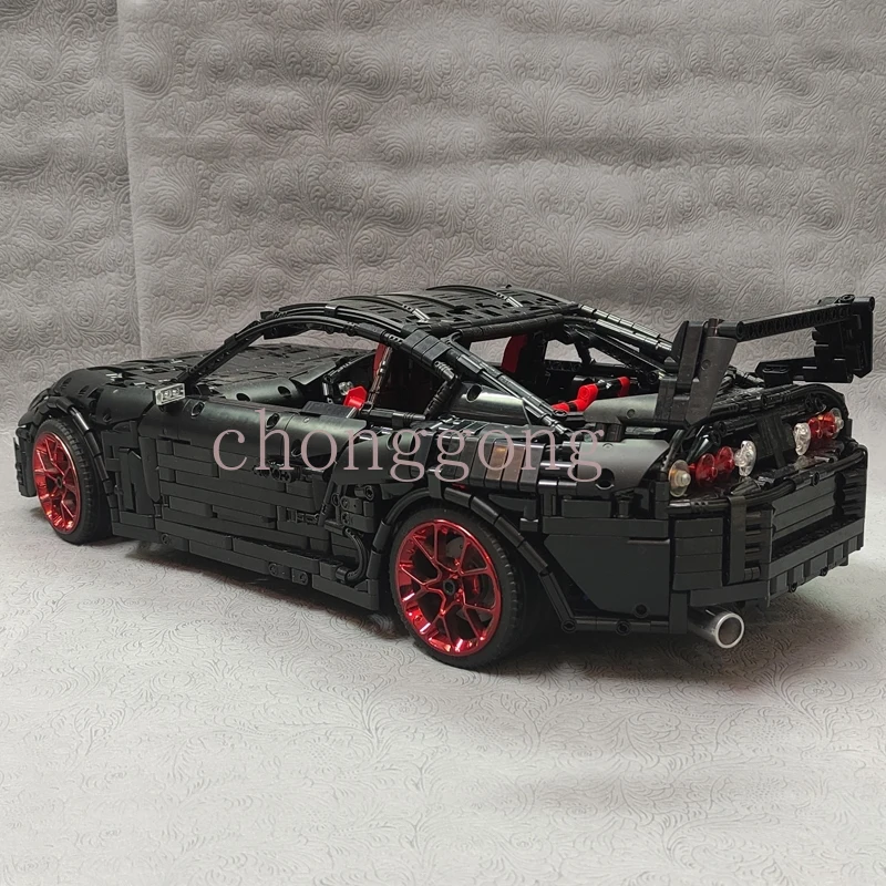 New 1:8 Scale Supra MK4 [A80] Super Sports Car Model Buiding Kit Creators Block Bricks DIY Toys for Kids Birthday Gifts Boys Set