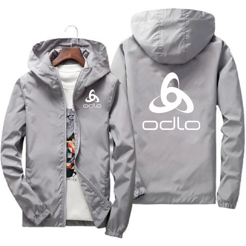 

2025 New Mens odlo letter printing Hoodies Printing Casual Spring and Autumn Protective Racing Suits Sport Zipper Jacket Coats
