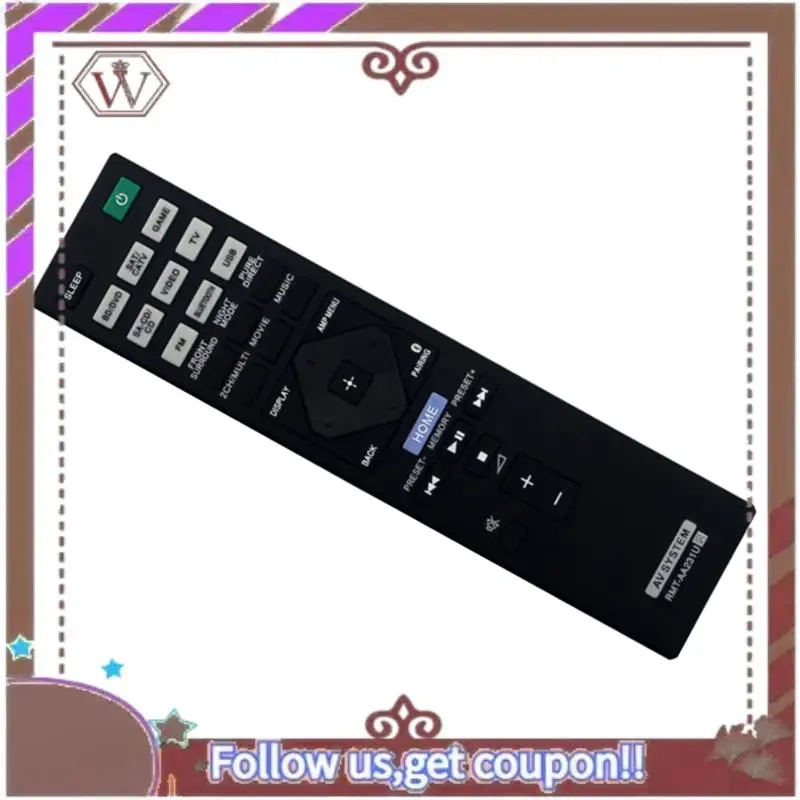 ABBG-Сменный пульт дистанционного управления RMT-AA231U для AV-ресивера Sony, система домашнего кинотеатра STR-DH770 STRDH770