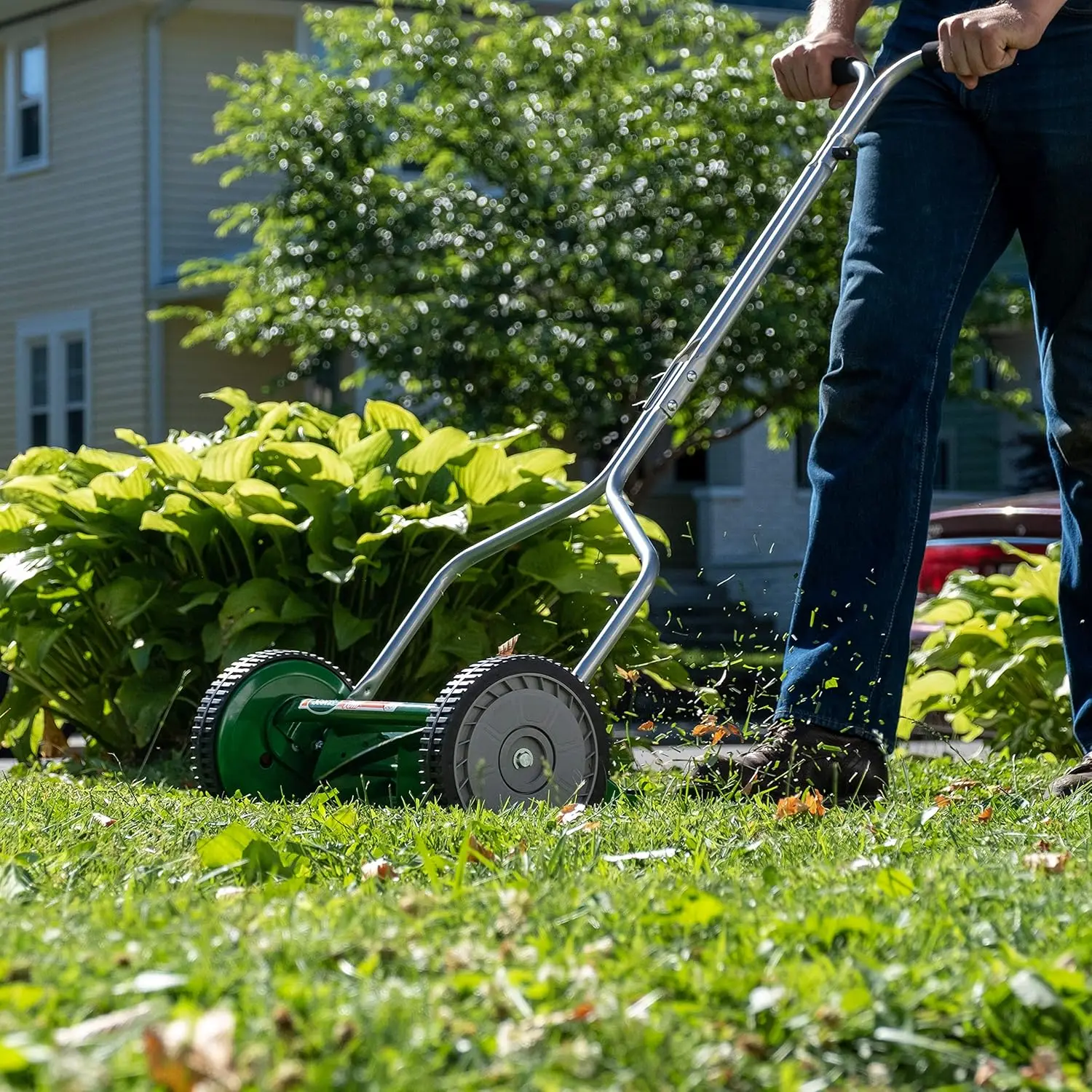 Outdoor Power Tools 304-14S 14-Inch 5-Blade Push Reel Lawn Mower,  of 1/2