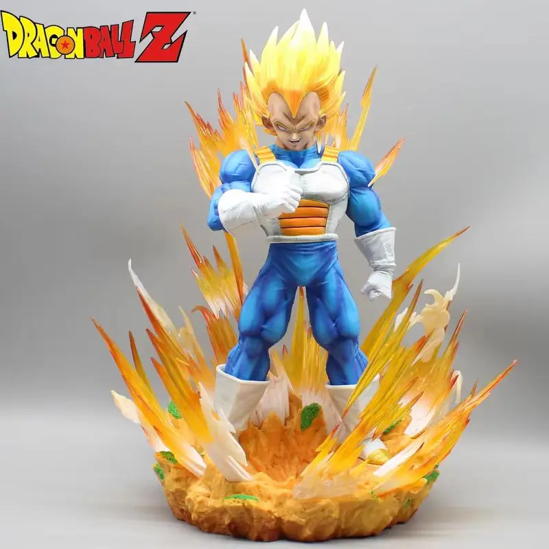 35cm Dragon Ball Vegeta Large Size High Quality Enrich Scenes Figure Model Anime Peripherals Birthday And Christmas Gifts