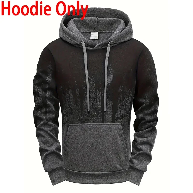 Hot Sale Men New Tracksuit Hoodies+Black Sweatpants High Quality Male Dialy Casual Sports Jogging Set Autumn Winter Outfits 2026 - view 6