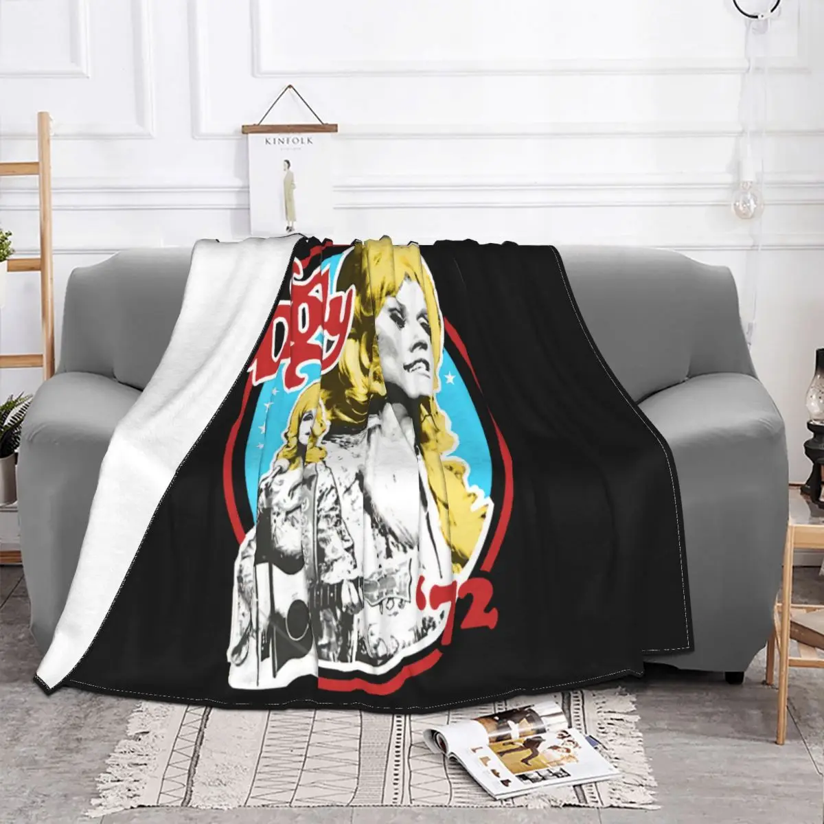 Dolly Parton & Rsquo72 Black M Xl 3Xl 7Xl Diy Design New Designing Normal Plus Size Pure Throw Blanket