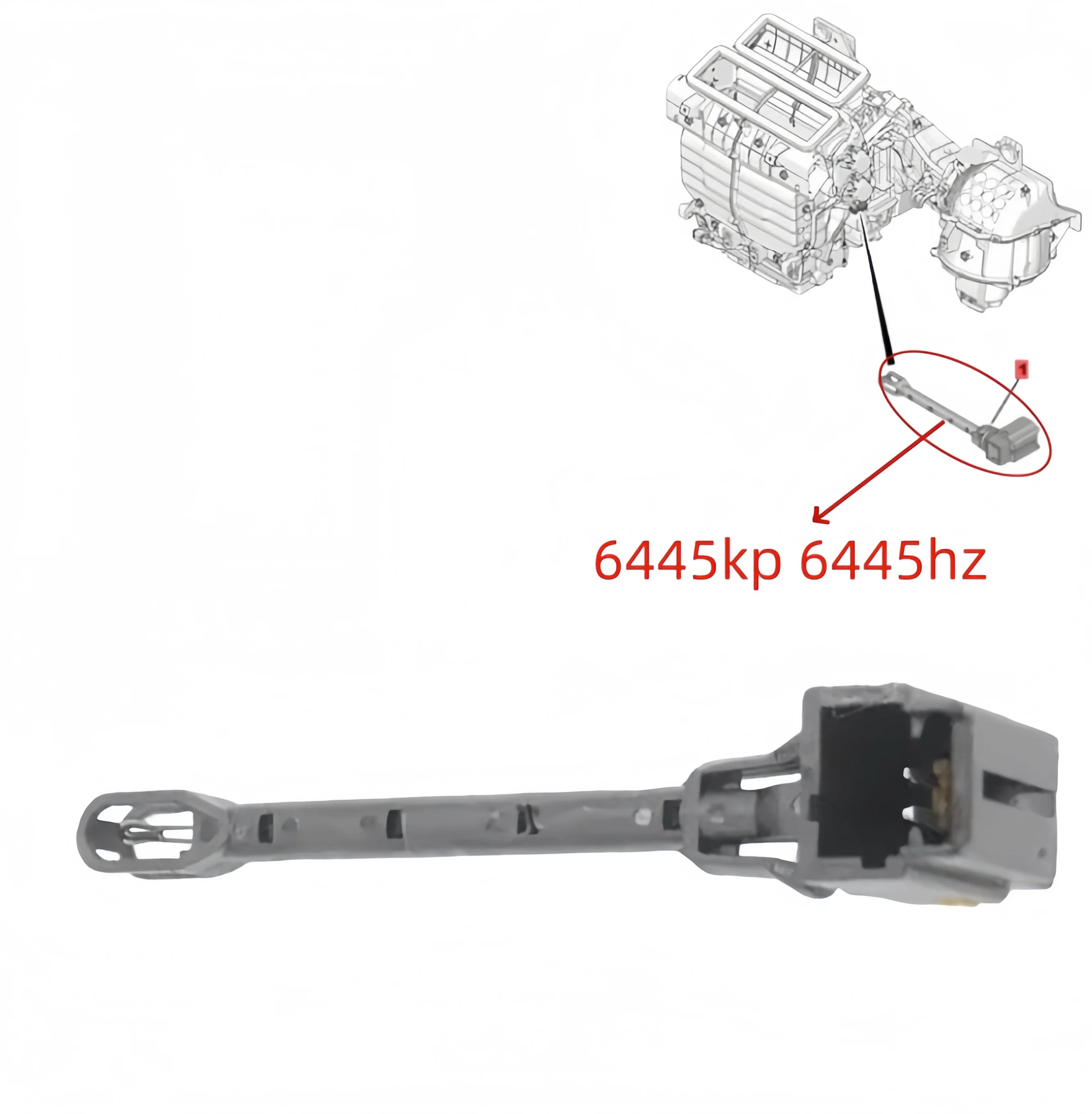 6445kp 6445hz For Peugeot 206 207 301 307 807 Expert Partner C4 Picasso Citroen C-elysee C5 Xsara Evaporation machine sensor
