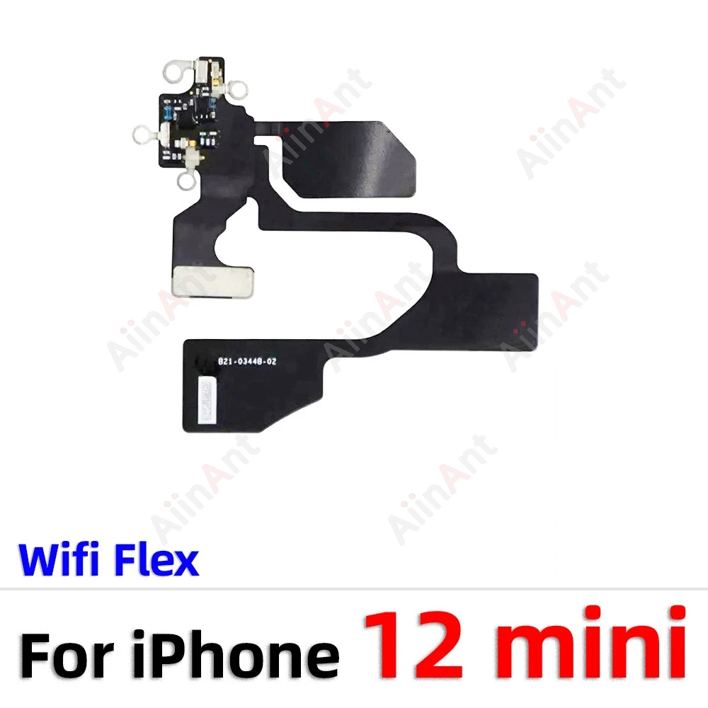 AiinAnt kabel antena seluler Bluetooth GPS, suku cadang reparasi ponsel fleksibel sinyal WI-FI mini untuk iPhone 11 12 Pro Max