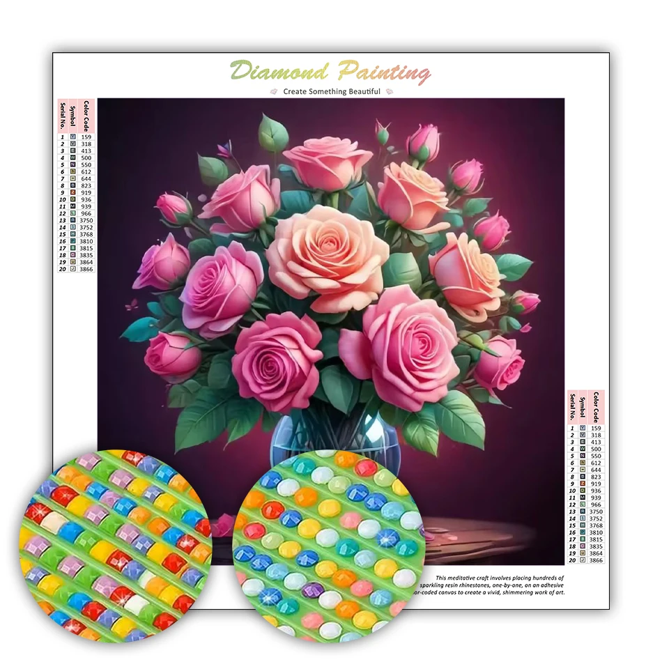 GATYZTORY Diamond Painting Kit Completo Diamond Art For Beginners Picture Needle Arts Craft flowers Diamond Art Kits For Adults