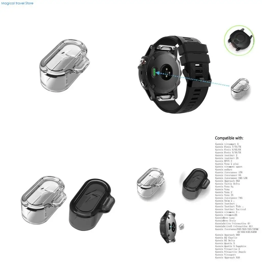

N2UB Watch Dust Cover Cap for Fenix5 6 5X 6X 5S 6S Forerunner245 935 945