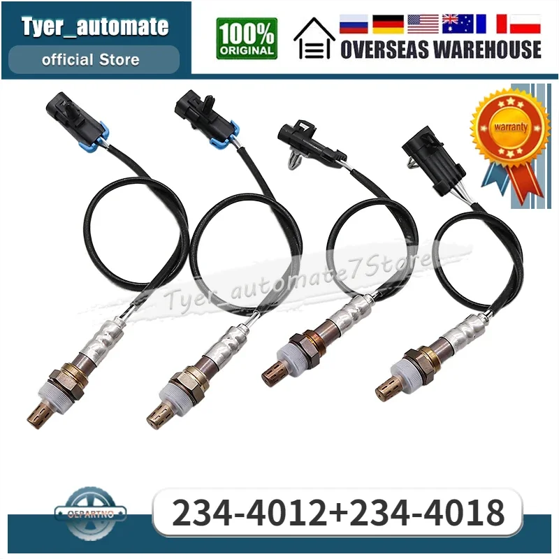 

For CHEVROLET TAHOE GMC SIERRA 1500 SAVANA 1500 SAVANA 2500 SAVANA 3500 234-4012 234-4018 Up&Downstream Oxygen Sensor O2 Sensor