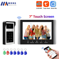 Tuya Smart WIFI Video Intercom System 7 Inch Video Doorphone Doorbell Camera Touch Screen Video Intercoms System for Home