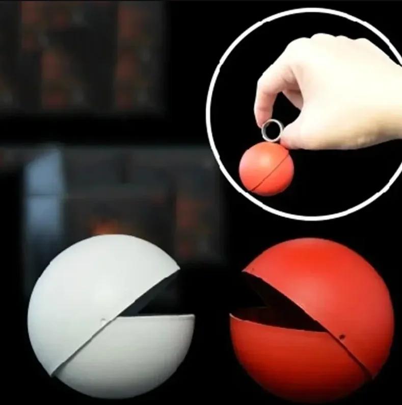 44mm Shell for X-Ball Magic Accessories Stage Performance Billiard Ball Illusions Gimmicks Magician Props Set No Balls Include