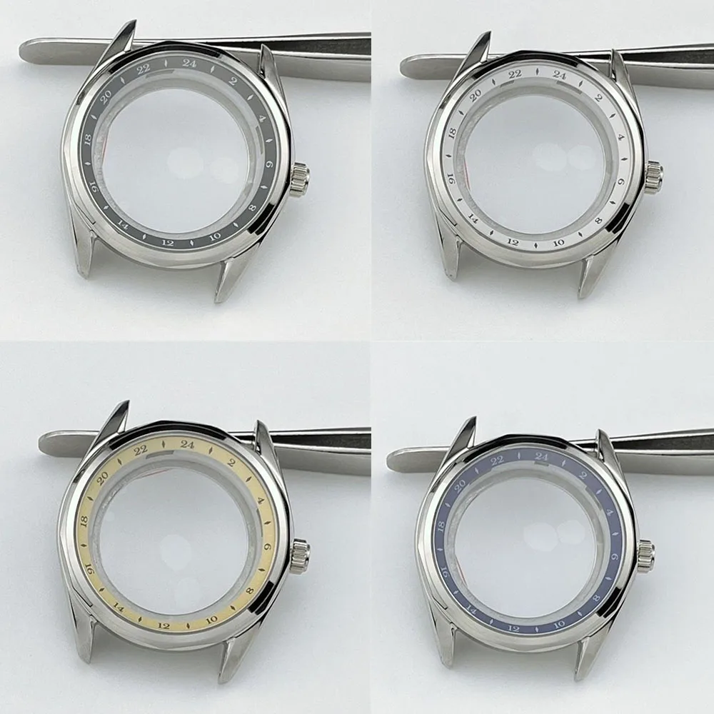 

For NH36 NH35 Case 316L Stainless Steel 39mm Sapphire Glass Mechanical Watch Case for NH35/NH36/4R35A/4R36A Movement