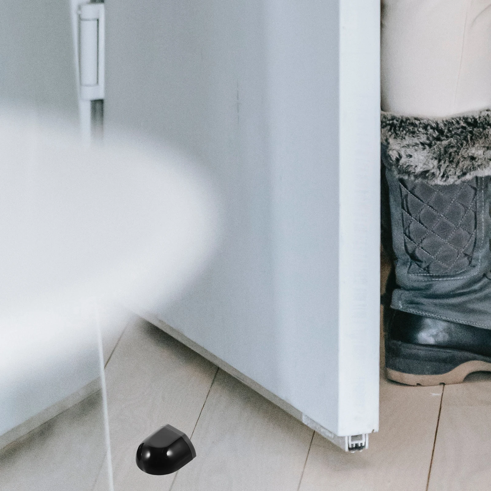 

2pcs Stopper Safety Protective Home Wedge Anti-Collision Stop Living Room Plastic Block Non-S Wedge Tall Door Stopper Bedroom