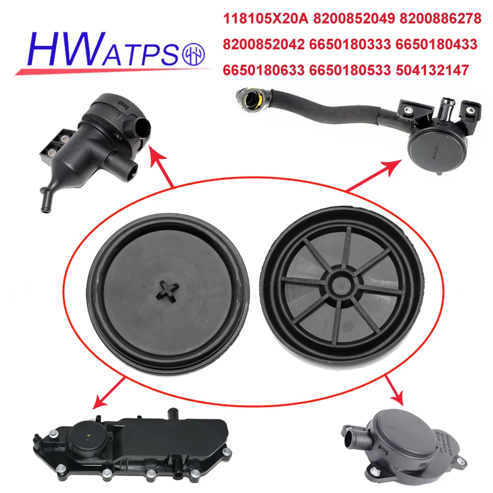 

1/5/10 Pcs PCV Valve Cover Membrane For Ssangyong Rexton Iveco Daily Bus 11810-5X20A 8200852049 8200886278 8200852042 6650180333