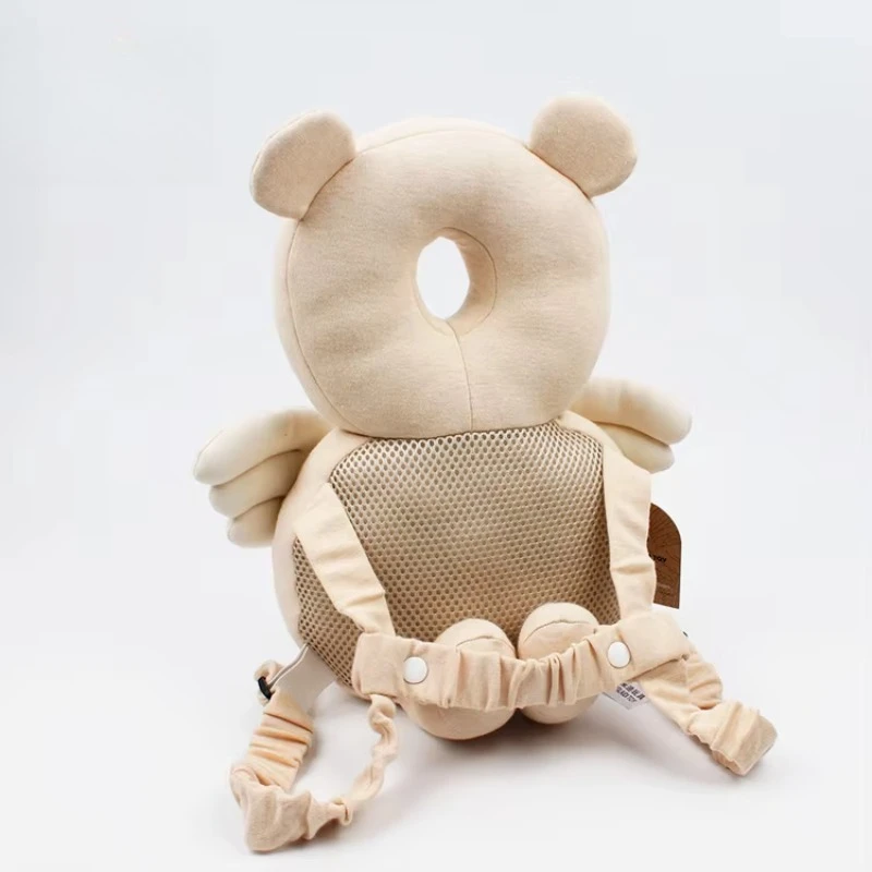 Breathable anti-collision protector, newborn baby headrest, plush toddler walking safety products, baby proofing