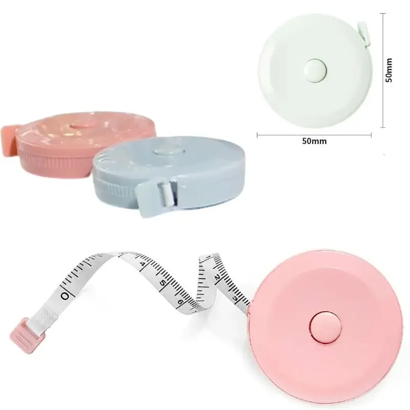 1/2/3PCS Soft Body Tape Measure, Double-Sided Retractable Ruler for Weight Loss Medical Sewing Tailor Craft Measurements