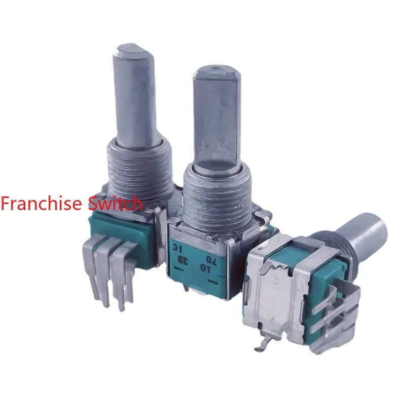 

1PCS09 Type Vertical Duplex B10K Metal Potentiometer 20 Half Shaft, Imported With Original Packaging