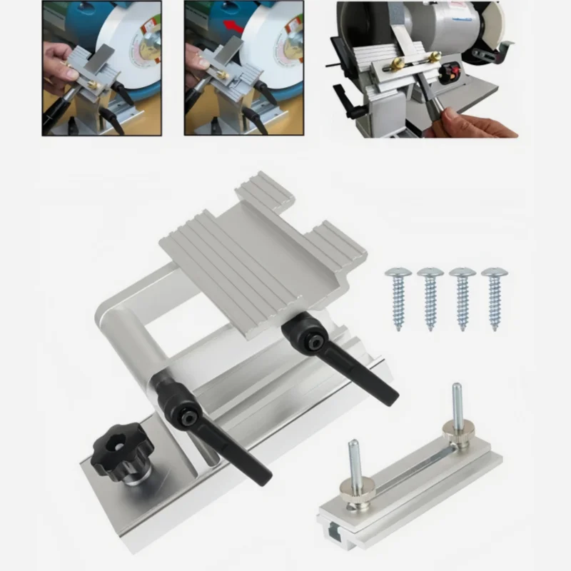 Bankschroef Slijpgereedschap Rustmal voor 6" 8" Bench Grinder Sander Vervang Premium Praktisch Gemakkelijk te installeren Verstelbaar