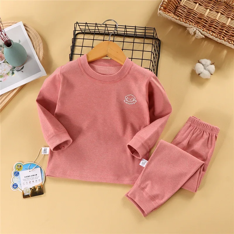 1-12 Years Children Clothes Set Warm Clothing Sets Autumn Girls Boys Padded Cotton Suit Kids Pullover + Pants 2Pcs Outfits