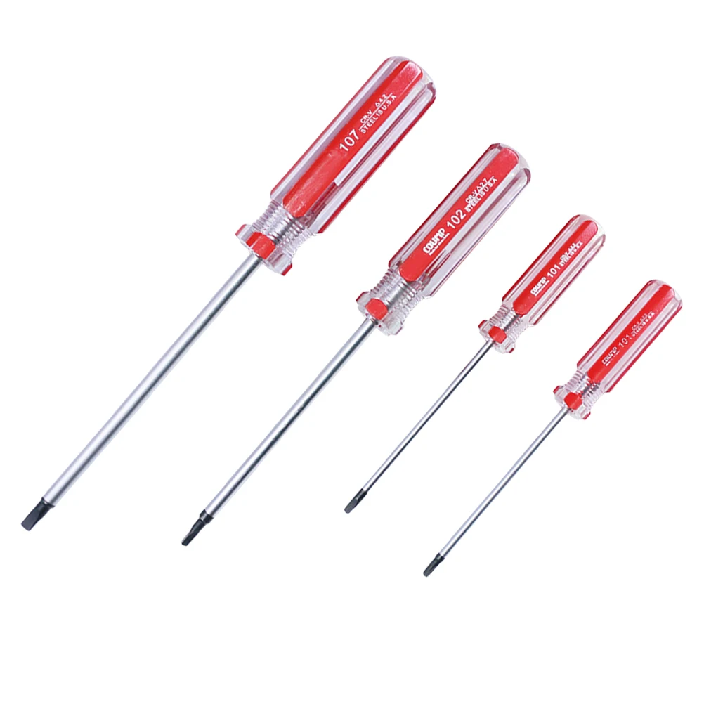 

4pcs Vanadium Steel Triangle Screwdriver Ergonomic Handle Durable Removal For Triangular Anti- Screws Screwdriver