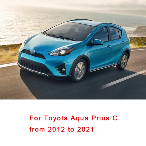 Imagen 2 del producto Funda para espejo retrovisor de coche, funda para espejo retrovisor Toyota Aqua Prius C 2012 ~ 2021