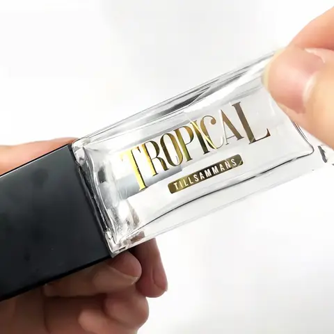 100 st 3D-överföringsklistermärken Logotyp Anpassade klistermärken Metall Holografiska Personliga Namnklistermärken Bröllopsetiketter Koppöverföringsklistermärken 10 best sales Mitt namn är ett klistermärke - №10