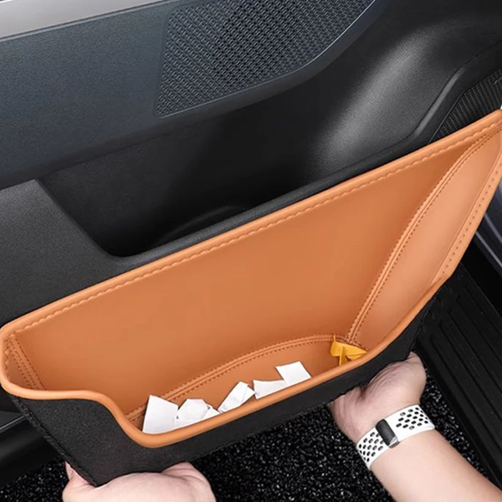 

For Trumpchi GAC GS3 EMZOOM 2023 2024 Leather Car Door Storage Box Slot Cushion Front Rear Door Storage Box Interior Accessories