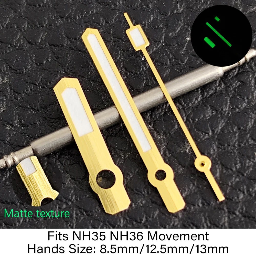 NH35 Zifferblatt 28,5mm Grün Leuchtendes Zifferblatt Passend für NH35 NH36 Uhrwerk Uhrenzubehör Uhrenteile für Herren NH35 Zeiger – Detail 10