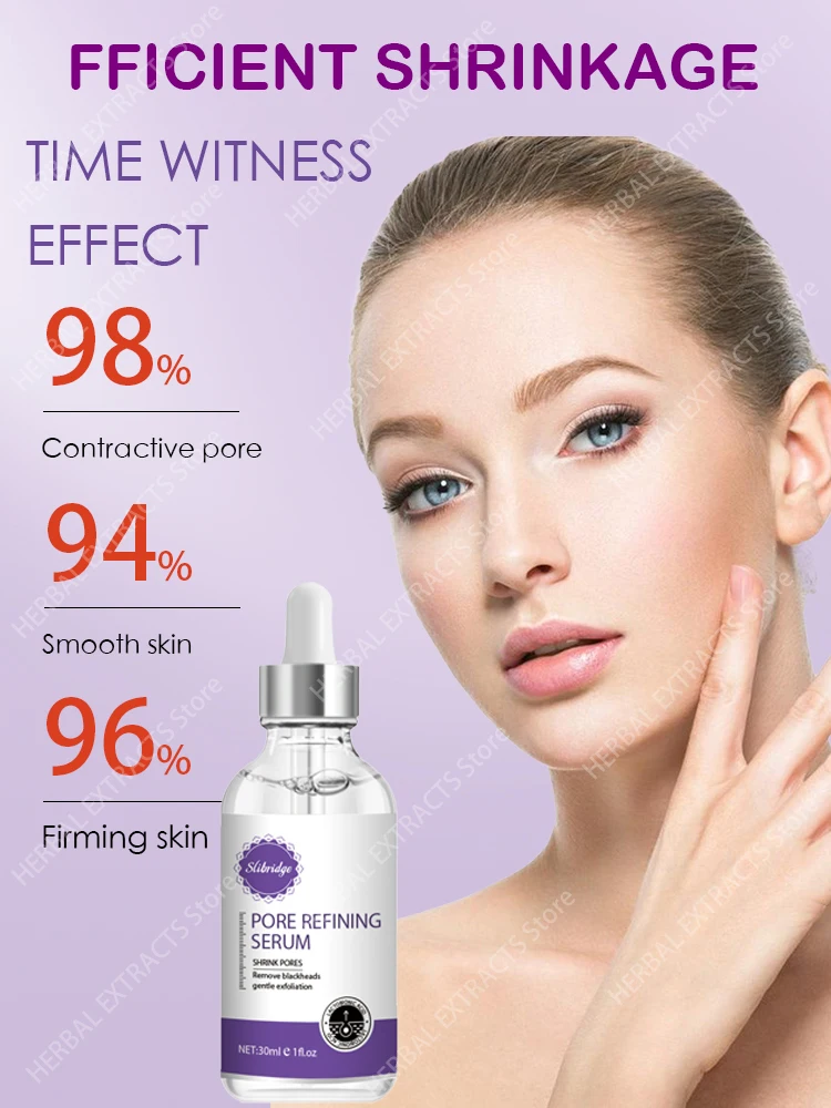 Suero Facial que reduce los poros, elimina los poros grandes, esencia hidratante, reparación líquida, belleza facial firme, cuidado de la piel