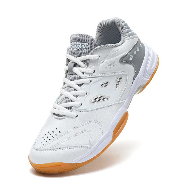 Sports Shoes Tendon Sole Non-Slip Badminton Shoes Breathable Mesh Shoes Men's and Women's Tennis Shoes Shock-Absorbing Table Tennis Shoes