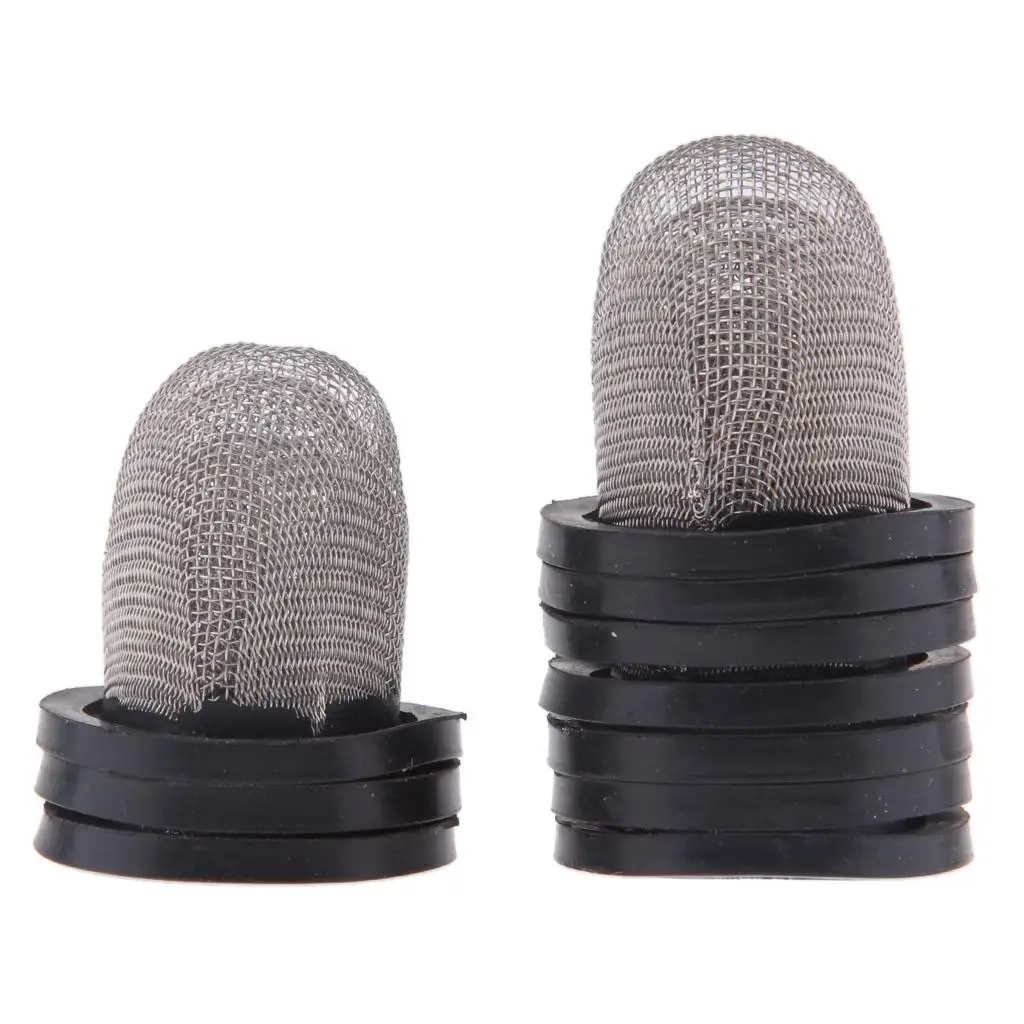 10x Iron Motorbike Engine Oil Strainer Thimble Mesh for CG 125