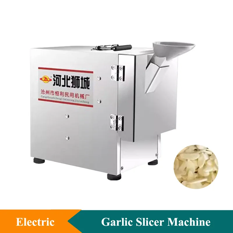 

Kitchen And Food Processing Garlic Slicer Machine Commercial Tabletop Chili Cutter Machine Electric Food Cuting Machine
