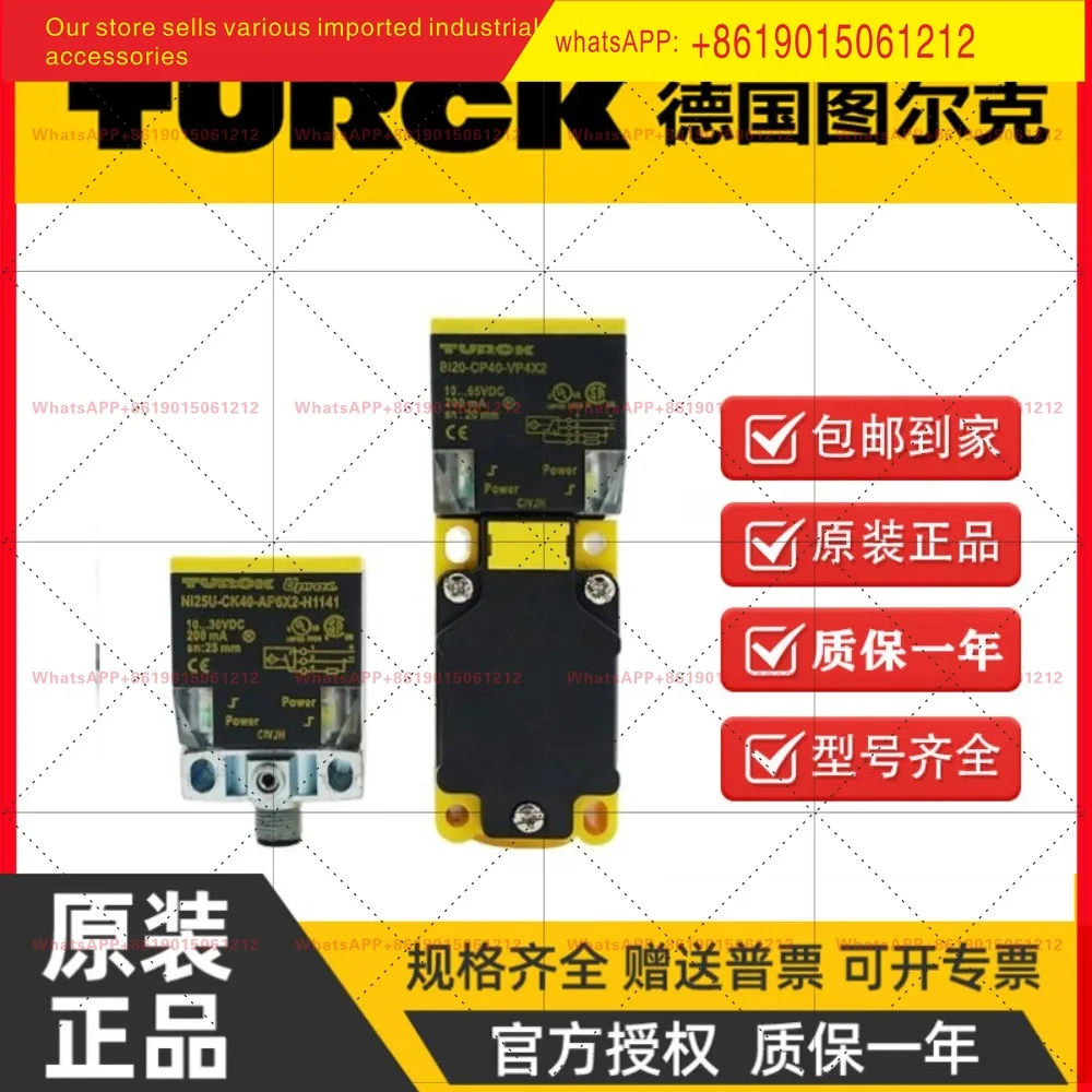 Turck Proximity Switch BI15 20U NI40U-CK40-AP6X2 NI35-CP40-AN6X2-H114