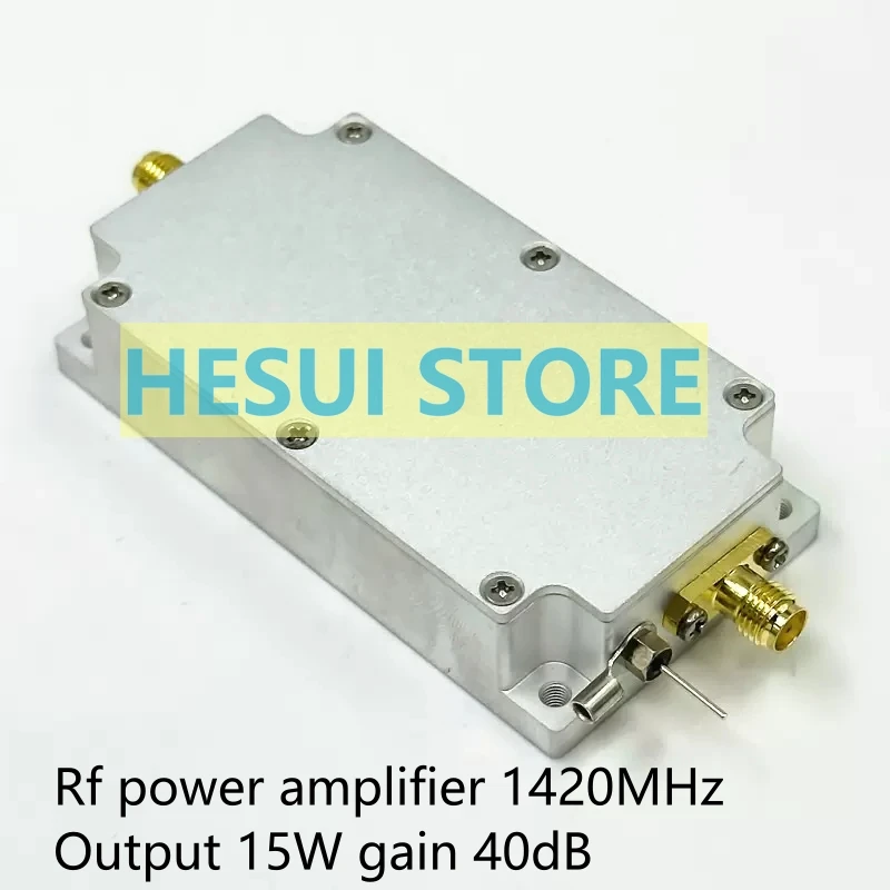 Rf power amplifier 1420MHz output 15W gain 40dB