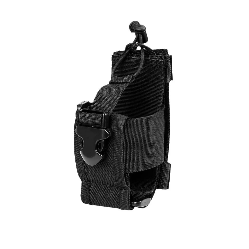 حقيبة جهاز اتصال لاسلكي محايدة من قماش أكسفورد للرياضات الخارجية قابلة للتنفس أثناء السفر وحقيبة إكسسوار بلون موحد #1