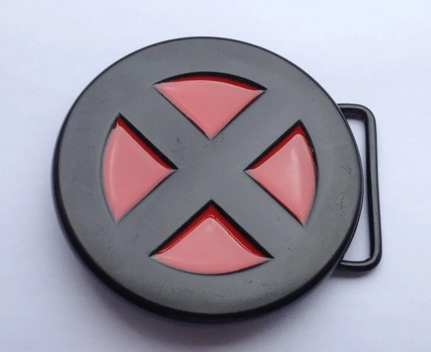 Black and Sliver X man Superhero Belt Buckle