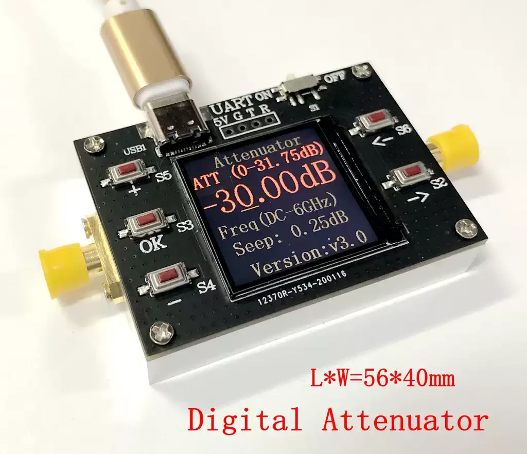 DC-8G DIGITAL PROGRAM-CONTROLLED ATTENUATOR 30DB