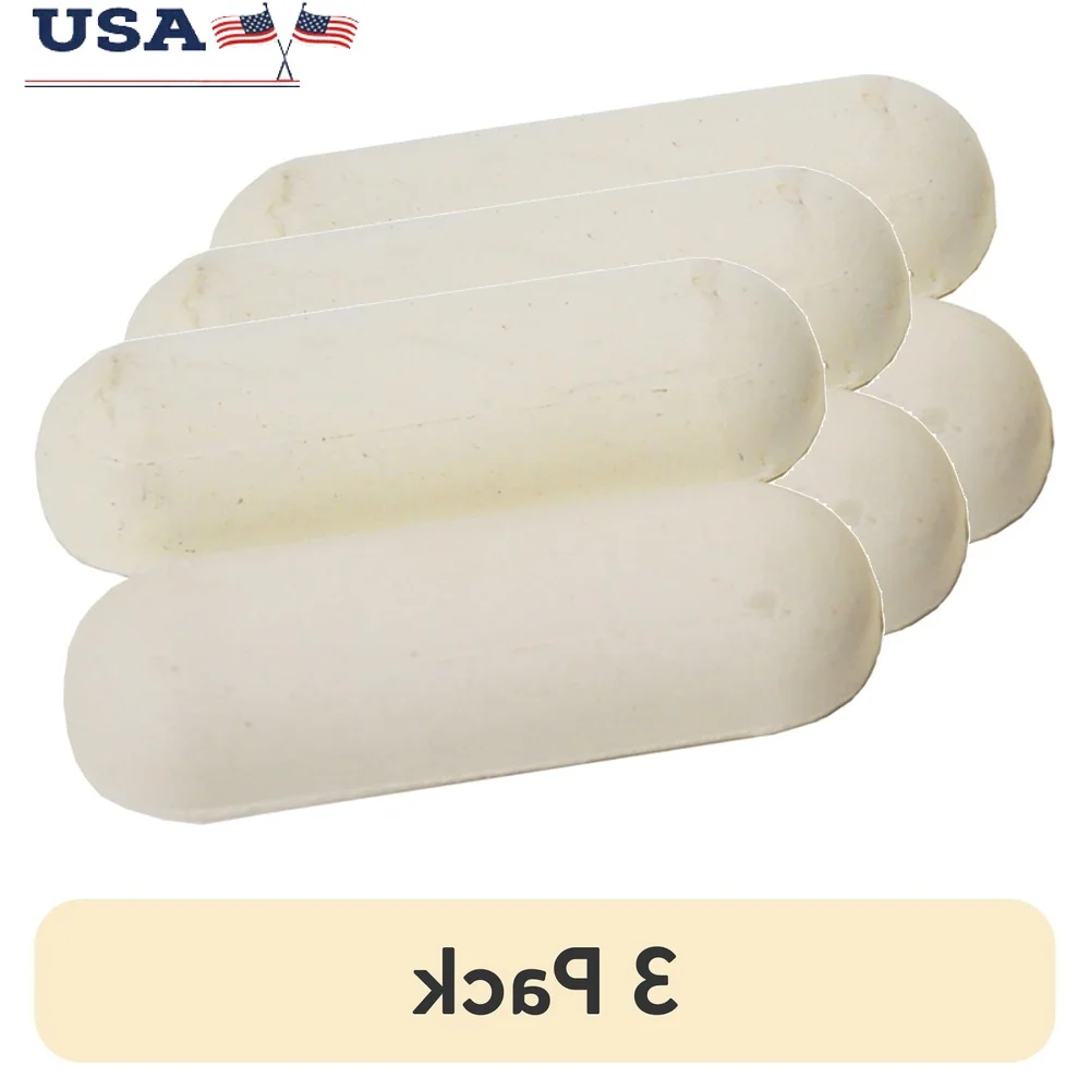 

Universal Rubber Toilet Seat Bumpers 4-Pack Adhesive Replacement Cushions Snap-in Screw-in Oblong Round Pads