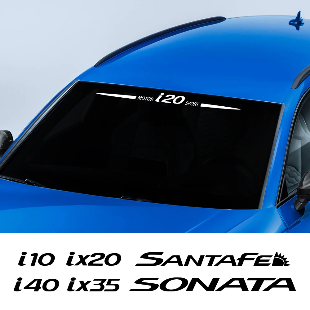 ملصق جسم السيارة لشركة هيونداي سانتافي أزيرا GDI i10 i20 i30 i40 IX20 IX35 سوناتا سولاريس ديكور ملصق مائي ضبط السيارات الملحقات #2
