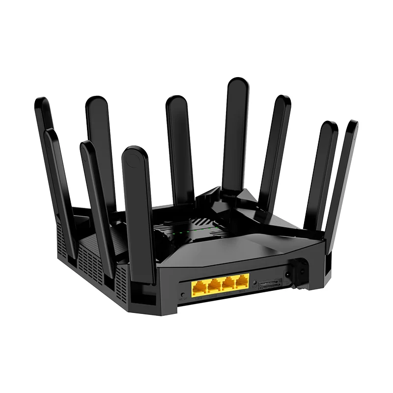 2025 رائجة البيع MT7988 BE7200 2.5G منافذ جيجابت 7200Mbps 7 شبكة 5G DDR4 1GB WiFi VPN VoIP Home SIM Card راوتر لاسلكي جدار الحماية #4