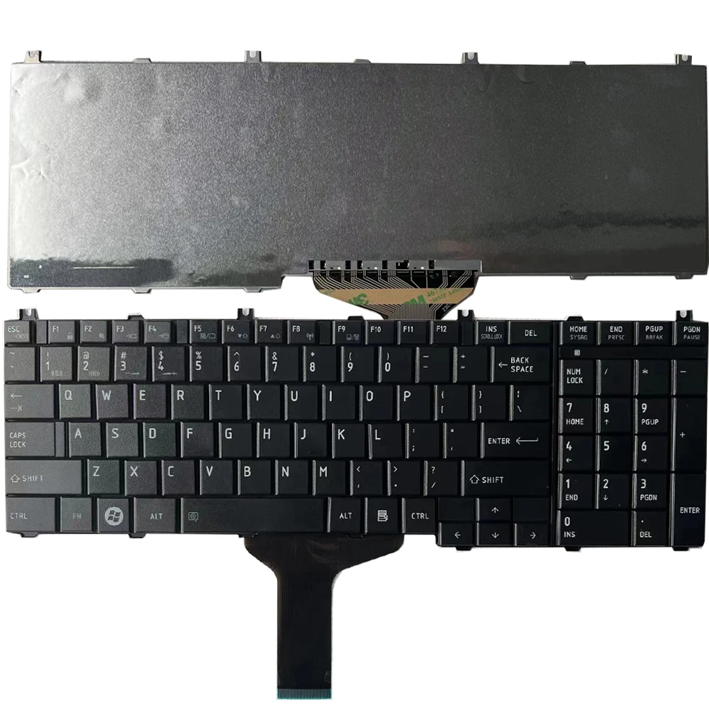 New US Keyboard For Toshiba Satellite C650 C655 C655D C660 C670 L675 L750 L755 L670 L650 L655 L670 L770 L775 L775D