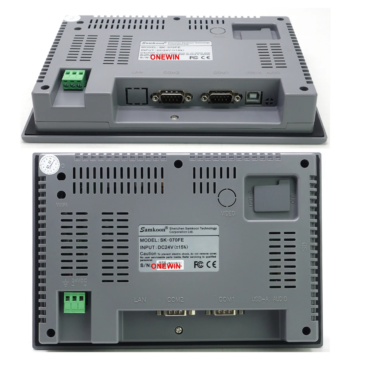 Samkoon SK-070GE SK-070GS SK-070ME SK-070MS SK-070FE SK-070FS SK-070HS SK-070HE Touch screen HMI Interfaccia uomo-macchina da 7 pollici