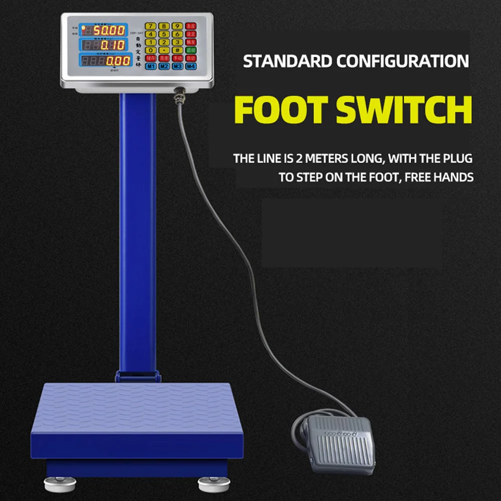 

150kg Fully Automatic Weighing Quantitative Control Scale Cnc Weighing Controller Filling and Packaging Machine Control Scale
