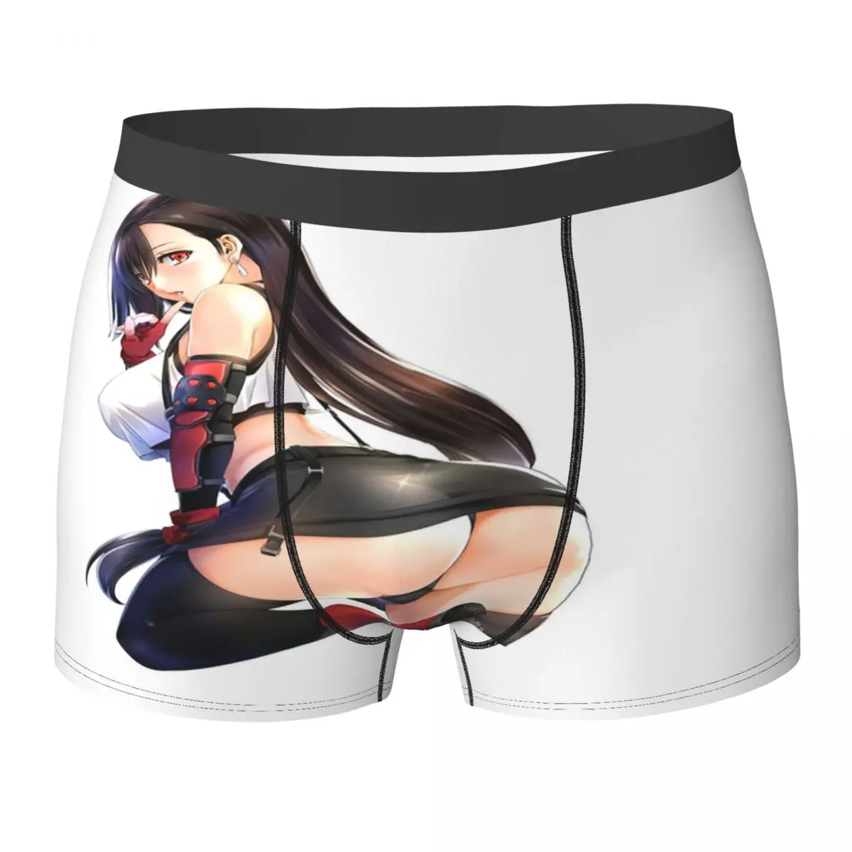 Boxer Underpants Shorts Boobs Cartoon Pattern Panties Male Comfortable Underwear for Homme Man Boyfriend Gifts