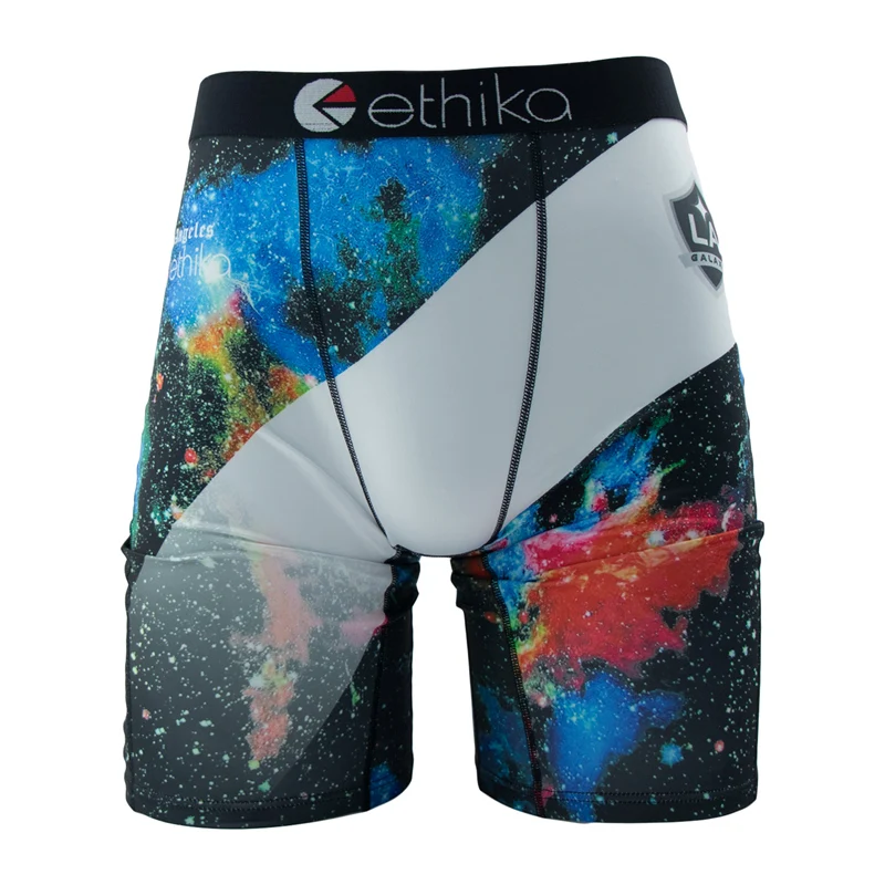 ETHIKA الرجال الملابس الداخلية الملاكمين 1 قطعة مثير تنفس شبكة المنشعب رجل السباحة السروال حجم كبير الرجال سراويل الرجال الملاكمين ملخصات #3