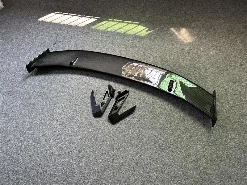 For R8 V10 2017-2019 Performance Style Rear Trunk Wing Lip Spoiler Dry Carbon Fiber