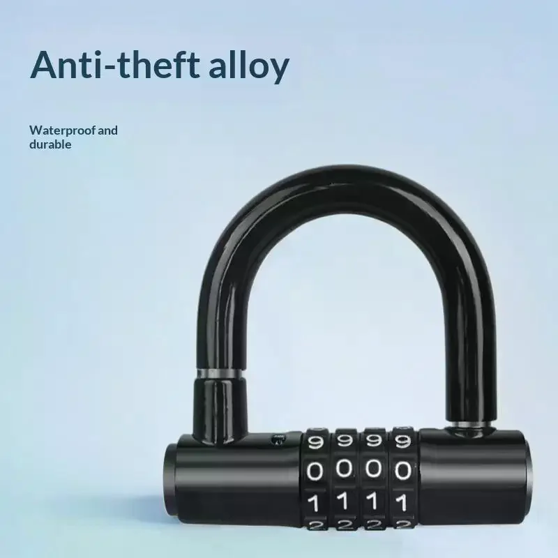 4 Letter Zinc Alloy Combination Padlock Code Password Lock Door Cabinet Drawer Bike Motorcycle Student Locker