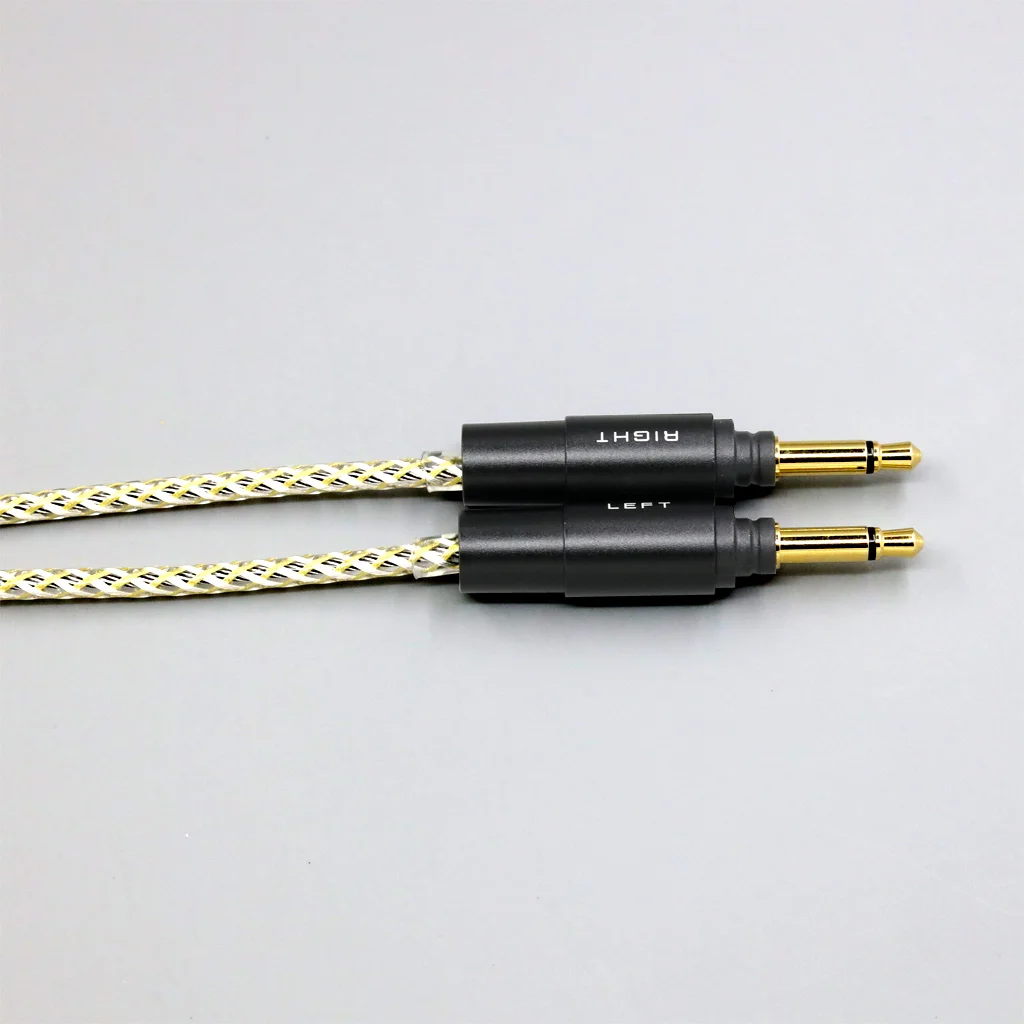 نوع 23AWG Litz التدريع الفضة OCC سماعة كابل لياماها YH-5000SE سماعة 1:1 التوصيل LN008930